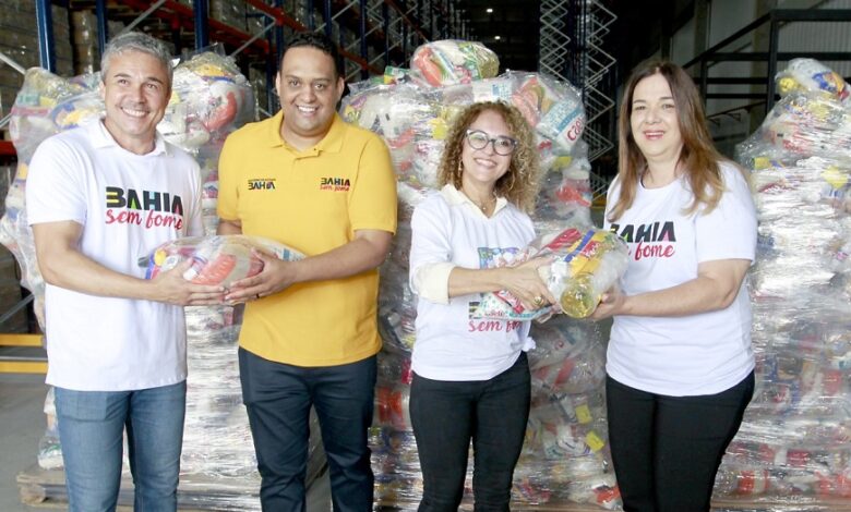 Programa Bahia Sem Fome recebe três mil cestas básicas de associações atacadistas