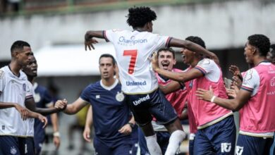 Sub-20 do Bahia vence e assume a ponta do grupo no Estadual