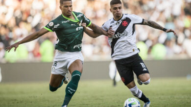Vasco empata com o Palmeiras por 2 a 2 no Maracanã