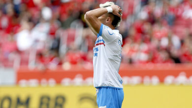 Bahia sofre derrota para o Internacional e se aproxima da zona de rebaixamento