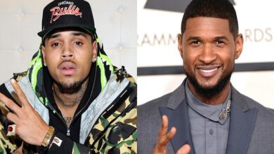 CHRIS BROWN BRIGA COM USHER EM LAS VEGAS