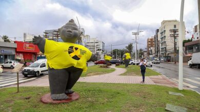 MAIO AMARELO: 'GORDINHAS DE ONDINA' VESTEM A CAMISA DA CAMPANHA