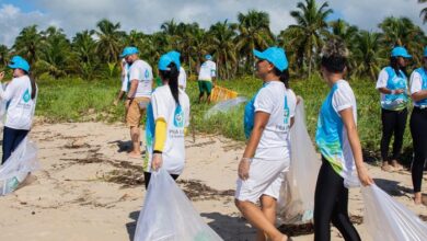 Mutirão de limpeza da Vila Galé retira 2 mil kg de lixo de praia