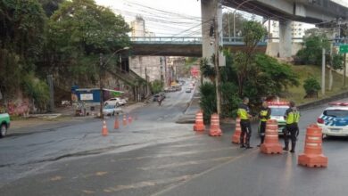 TRÂNSITO É ALTERADO NA FONTE DEVIDO A BAHIA E FLAMENGO
