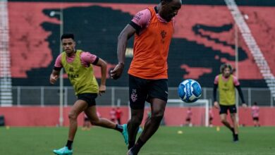 Vitória treina forte para duelo com o Ceará no Presidente Vargas