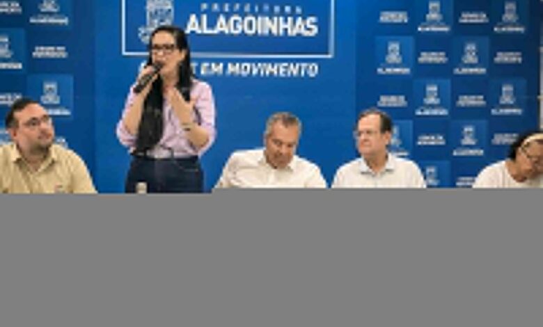 LUDMILLA FISCINA E O PREFEITO JOAQUIM NETO DEBATEM FESTIVAL DA CERVEJA DE ALAGOINHAS COM GESTÃO MUNICIPAL E SECRETÁRIO ESTADUAL DE TURISMO, MAURÍCIO BACELLAR