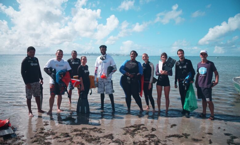 Projeto Mares Realiza ação de limpeza submarina no trecho Penha – Barra do Gil