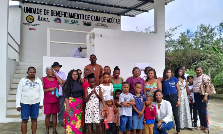 Quilombo Bananeira dos Pretos, em Antônio Gonçalves, inaugura agroindústria para beneficiamento da cana-de-açúcar