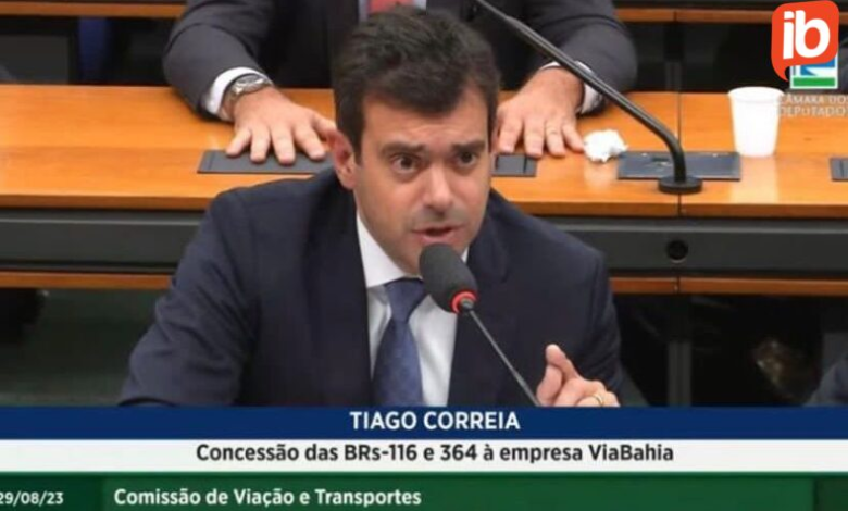 Tiago Correia pede intervenção federal ‘imediata’ em contrato com ViaBahia durante Audiência Pública em Brasília