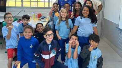 Vice-presidente da ACEB, ex-jogador do Bahia Marcelo Ramos visita escola estadual