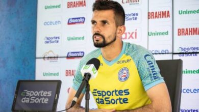 Técnico Rogério Ceni e goleiro Marcos Felipe falam sobre ambições no Bahia