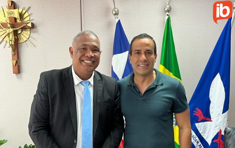 Bahiense discute com Bruno Reis obras do Esporte Clube Tejo e da Feira do Japão