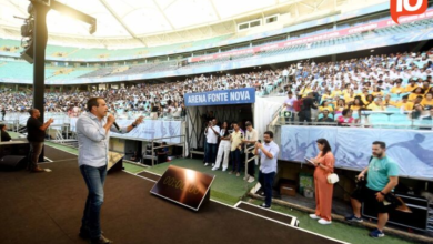 Bruno Reis anuncia ações para o público jovem durante abertura do NAU Fest na Arena Fonte Nova