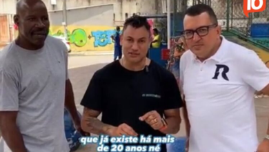 Internauta sugere luta entre Popó e vereador de Salvador em inauguração de praça; entenda