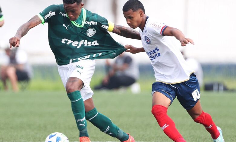 Palmeiras perde para o Bahia em estreia no Brasileiro sub-20