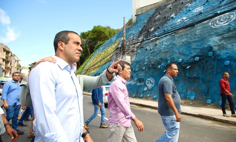 CONTENÇÃO DE ENCOSTA É ENTREGUE EM BAIRRO DE SALVADOR