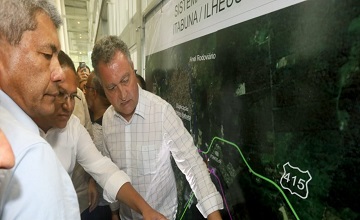 GOVERNADOR E MINISTROS SOBREVOAM MUNICÍPIOS BAIANOS ATINGIDOS POR CHUVAS