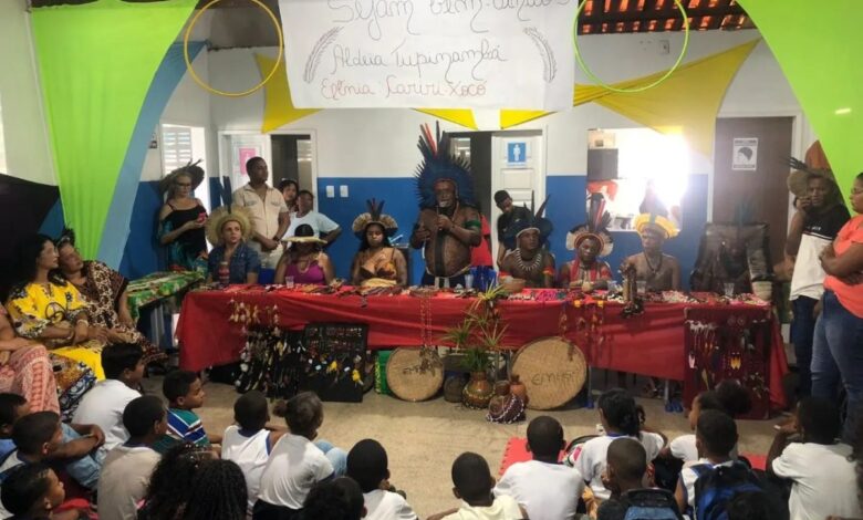 Prefeitura de Itanagra realiza projeto nas escolas sobre a importância dos povos originários