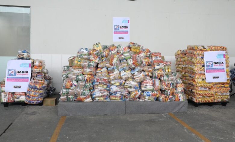 BAHIA SEM FOME: SEC ARRECADA 60 TONELADAS DE ALIMENTOS