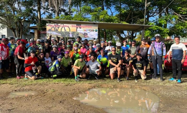 BPRv reune 100 ciclistas em Santo Antônio de Jesus em evento do Maio Amarelo