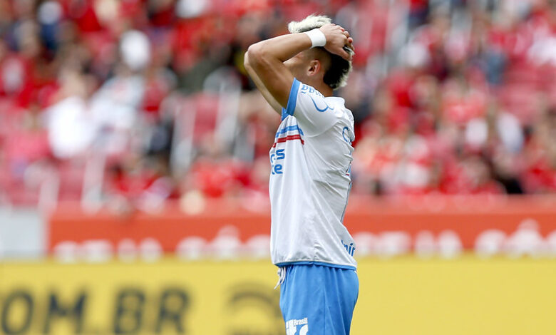 Bahia sofre derrota para o Internacional e se aproxima da zona de rebaixamento