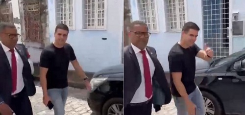 CASO PIX: MARCELO CASTRO REAPARECE AO LADO DE SEU ADVOGADO