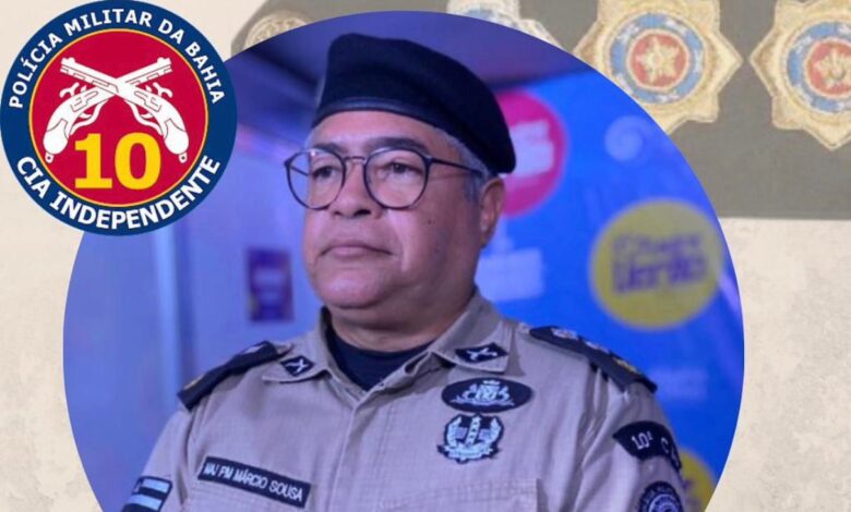 Prefeito Pitágoras parabeniza comandante da Companhia da PM de Candeias por promoção