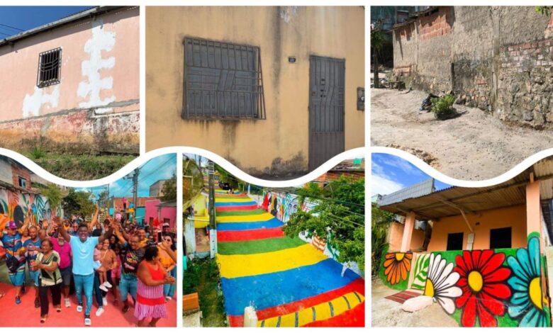 Projeto Cores&Vida capitaneado pelo deputado Pancadinha transforma localidade de Itabuna