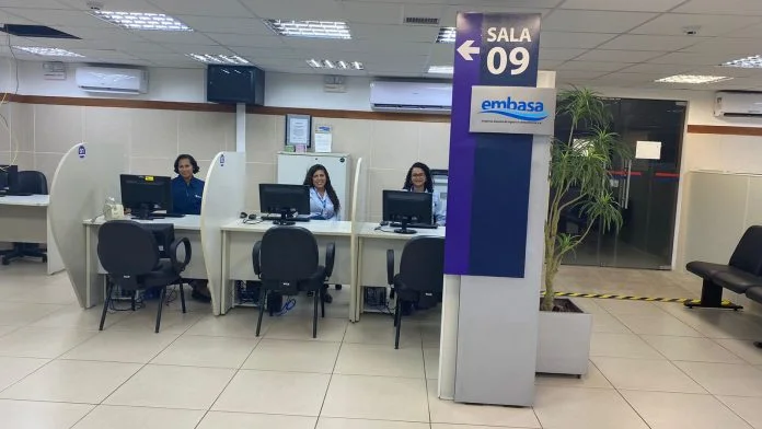 ATENDIMENTO DA EMBASA COMEÇA A FUNCIONAR HOJE NO SAC DE SIMÕES FILHO