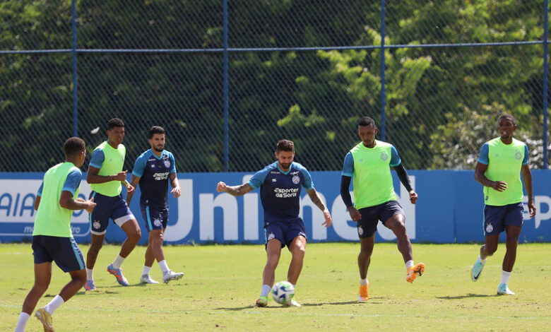 Bahia intensifica preparação antes do confronto contra o Palmeiras