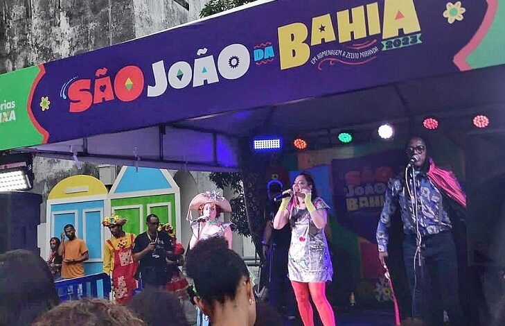 Brincadeiras, música e mensagens positivas marcam encerramento do São João das crianças no Pelourinho