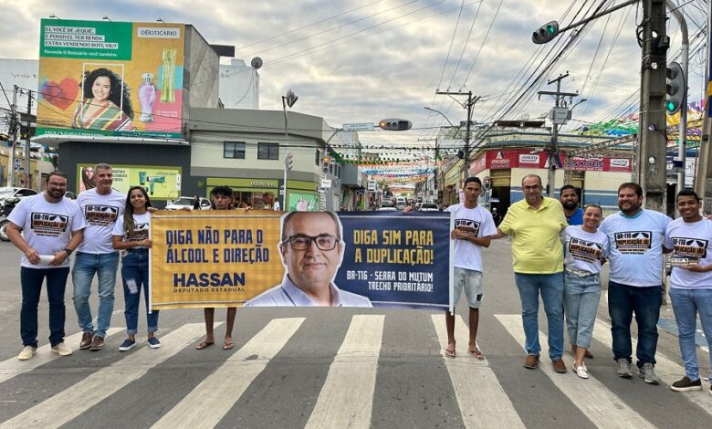 Hassan realiza ação em Jequié pela duplicação da BR-116 e segurança durante os festejos junino