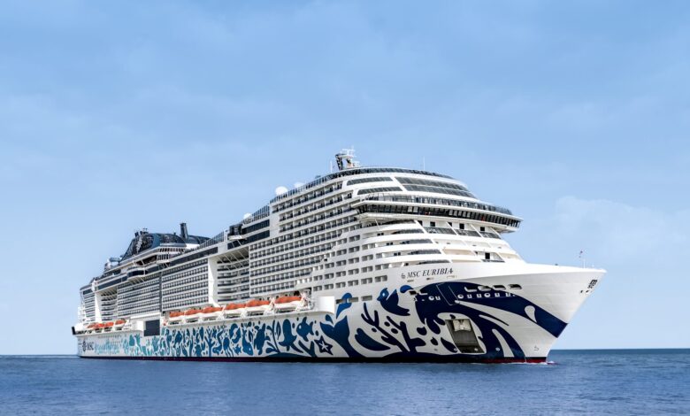 Zero emissões líquidas: MSC Cruzeiros inaugura o MSC Euribia