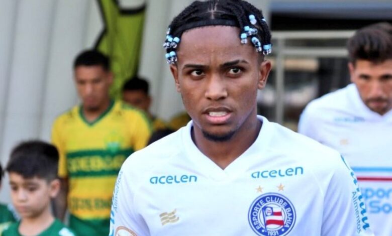 Bahia confirma grave lesão no atacante Kayky