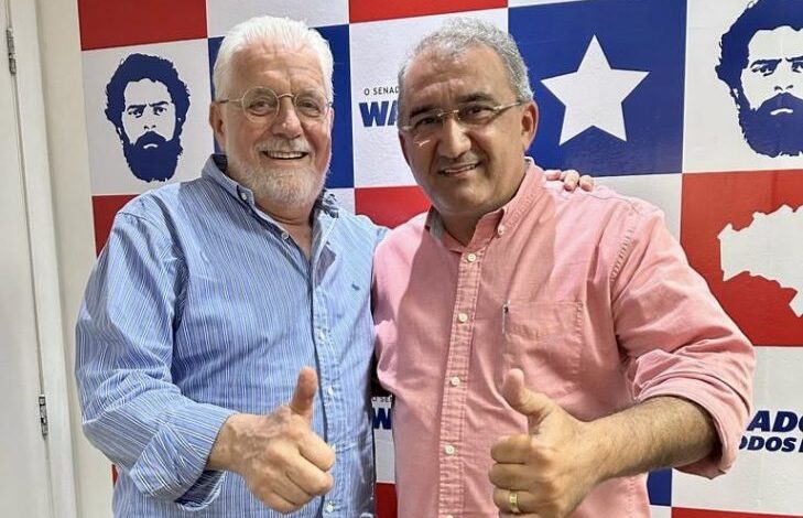 Isaac tem encontro com senador Jaques Wagner e reafirma candidatura em 2024