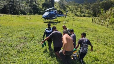 PM e Bombeiros resgatam turista na Chapada Diamantina
