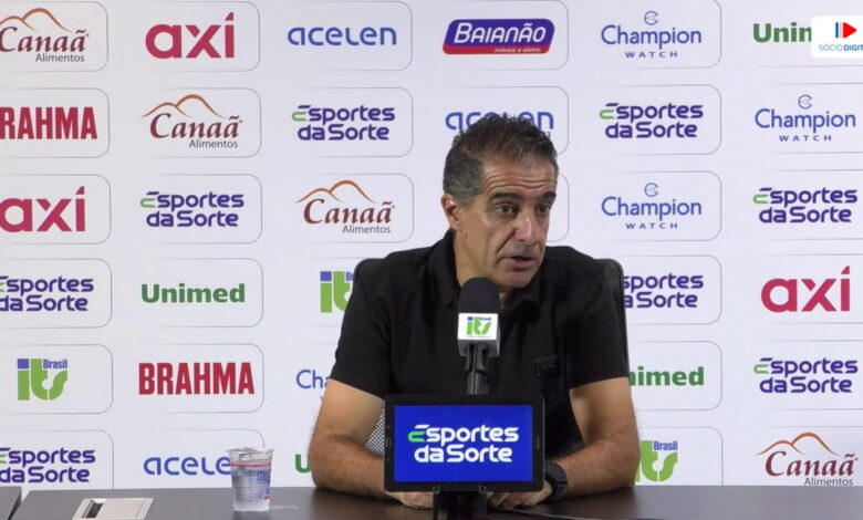 Renato Paiva vê Bahia forte contra o Grêmio: “Vão ter que fazer mais gols que nós”