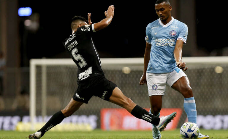 Veja fotos do jogo entre Bahia e Corinthians, pela 16ª rodada do Campeonato Brasileiro