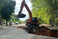 APÓS CRATERA, ESTRADA DO DERBA ACUMULA 11 DIAS DE INTERDIÇÃO