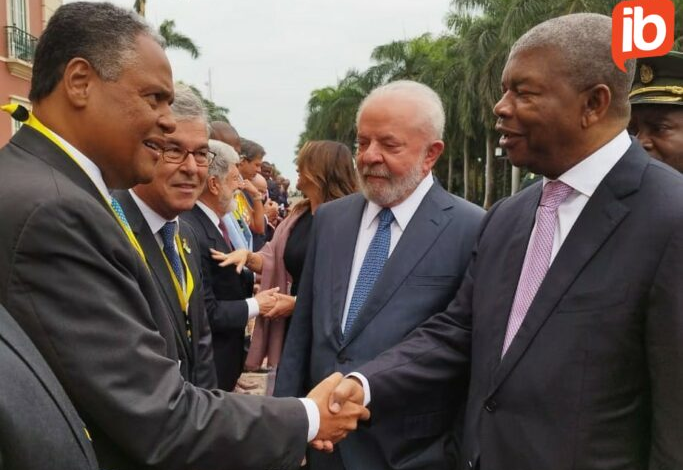 Antonio Brito se encontra com Lula e o presidente de Angola, João Lourenço