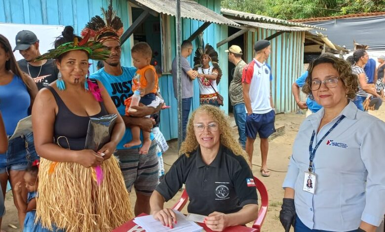 BELMONTE: REDE SAC REALIZA ATENDIMENTO PARA EMISSÃO DE RG DE INDÍGENAS NA ALDEIA PATIBURI