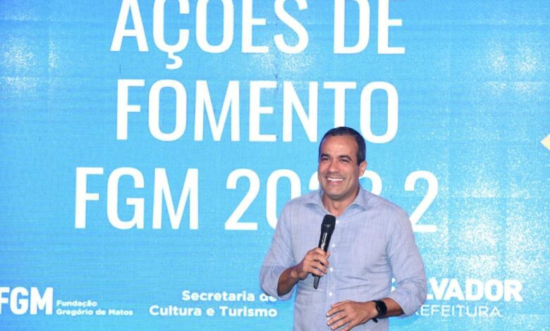 “Hoje somos a cidade que mais investe em Cultura no Brasil”, afirma Bruno Reis ao lançar R$ 50 milhões em editais