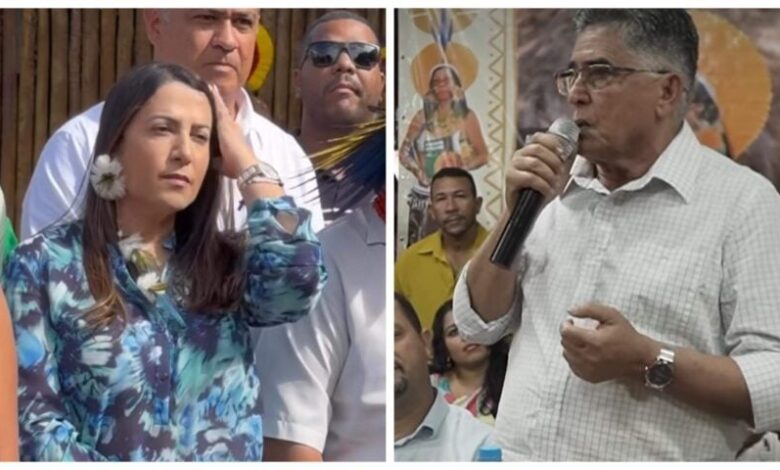 Porto Seguro: Deputada Cláudia tenta “lacrar” em evento e prefeito Jânio contra-ataca