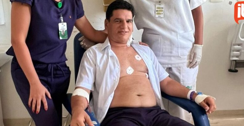 Prefeito de Muritiba recebe alta hospitalar após ser baleado no pescoço