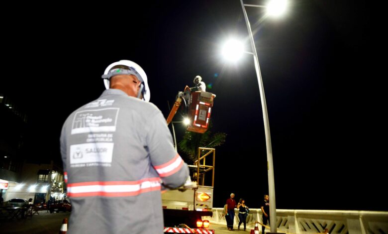 SALVADOR REGISTRA QUEDA DE QUASE 50% EM SOLICITAÇÕES DE TROCA DE LÂMPADAS APÓS IMPLANTAÇÃO DE LED
