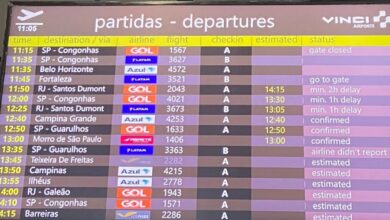 SALVADOR TEM VOOS IMPACTADOS PARA O RIO DE JANEIRO POR INSTABILIDADE NO TEMPO