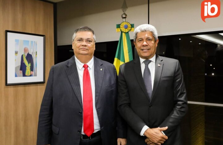 Jerônimo e ministro Flávio Dino discutem ampliação de recursos e novas ações contra criminalidade