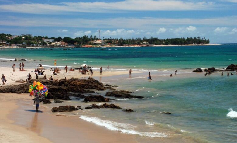 PRAIA EM SALVADOR PASSA POR LIMPEZA PARA RECEBER FESTIVAL DAS BALEIAS