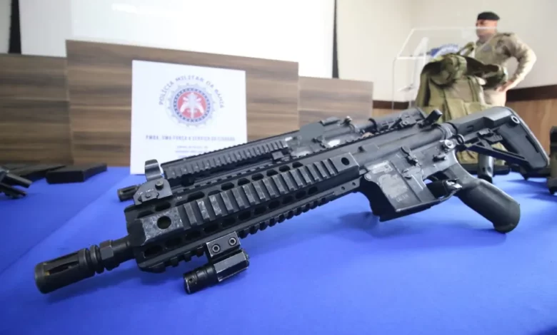BAHIA REGISTRA RECORDE DE APREENSÕES DE FUZIS; 51 ARMAS FORAM APREENDIDOS EM 2023
