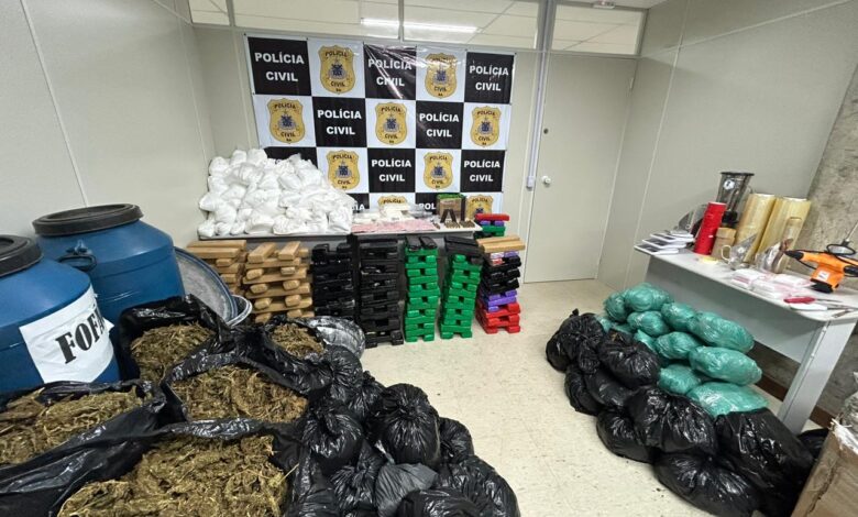 POLÍCIA CIVIL DESARTICULA LABORATÓRIO DE DROGAS DENTRO DE HOTEL EM SALVADOR